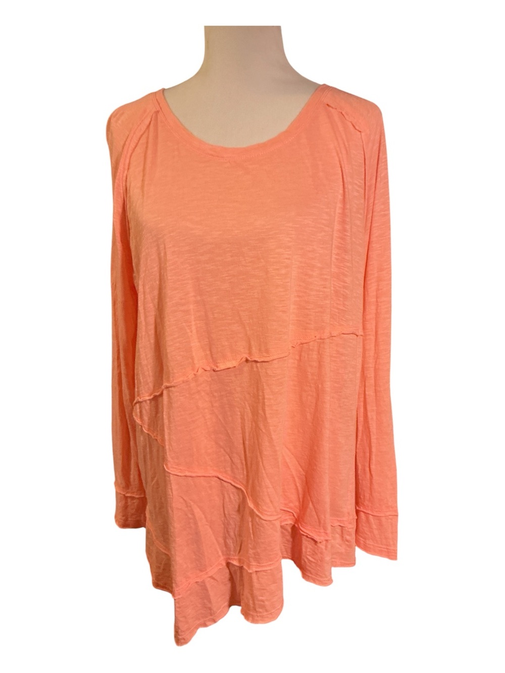 Style & Co. Coral Layered Long-Sleeve Tunic